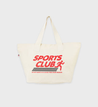 Sports Club Tote Bag - Natural