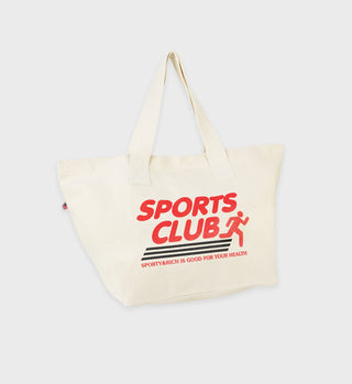 Sports Club Tote Bag - Natural