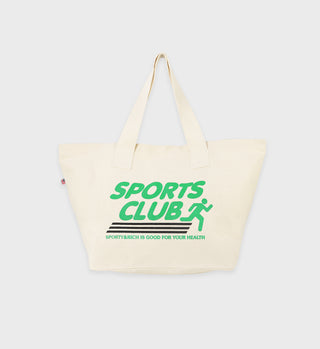 Sports Club Tote Bag - Natural