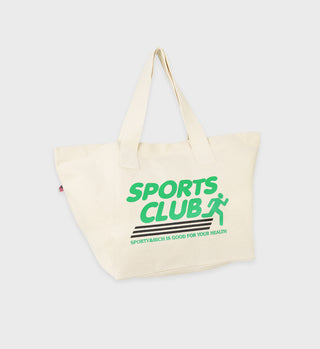 Sports Club Tote Bag - Natural