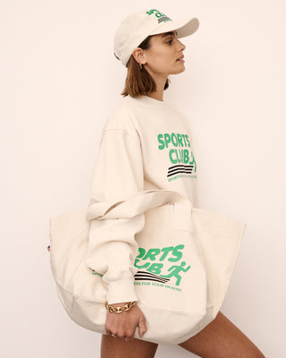 Sports Club Tote Bag - Natural