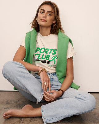 Sports Club T Shirt - Milk