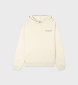 Square Logo Hoodie - Cream