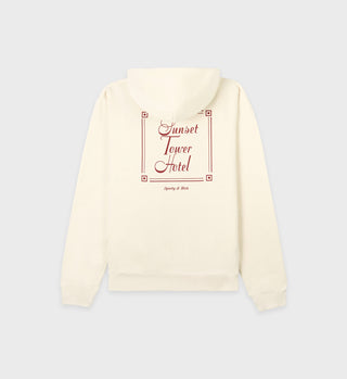 Square Logo Hoodie - Cream