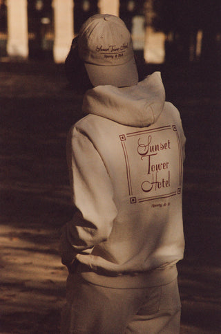 Square Logo Hoodie - Cream