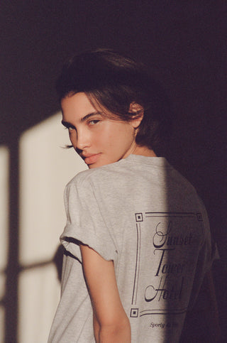 Square Logo T-Shirt - Heather Gray
