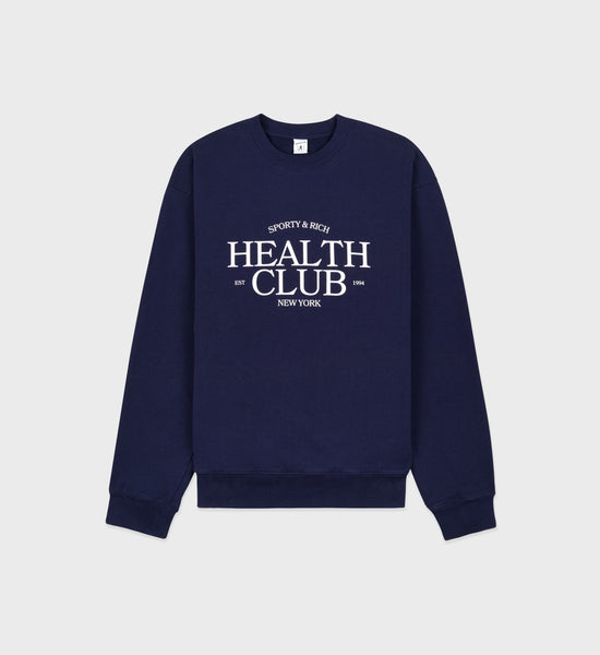 SR Health Crewneck - Navy/White