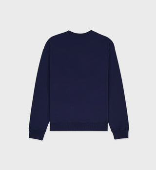 SR Health Crewneck - Navy/White