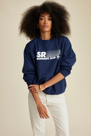 SR Running Club Crewneck - Navy