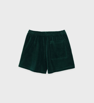 SR Sport Velour Short - Forest