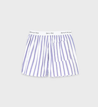 Classic Logo Boxer Short - Blue Striped