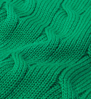 SRC Cableknit Crewneck - Kelly Green