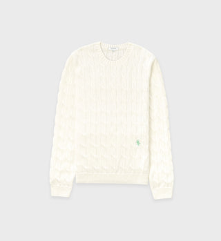 SRC Cableknit Crewneck - Off White