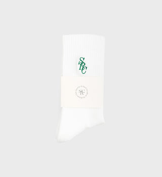 SRC Socks - White/Green