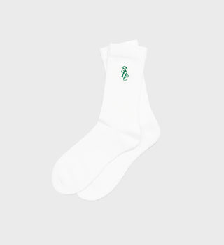 SRC Socks - White/Green
