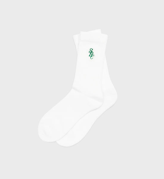 SRC Socks - White/Green
