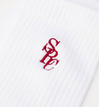 SRC Socks - White/Red