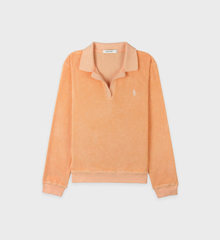SRC Longsleeve Terry Polo - Peach