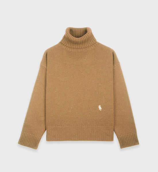 Camel turtleneck on sale