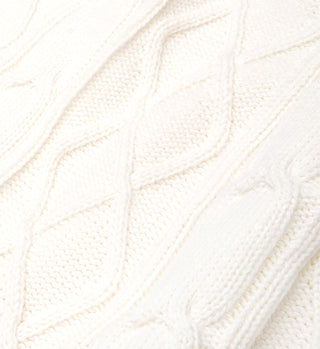 SRC Cableknit Vest - Cream/Atlantic