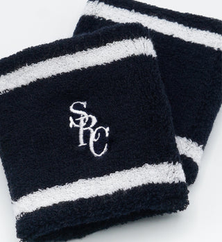 SRC Terry Wristband - Navy/White