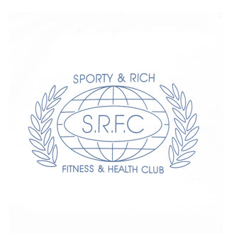 SRFC T-Shirt - White/Steel Blue