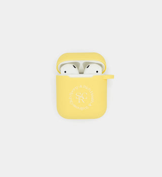 AirPod Case- Light Yellow SRHWC Logo