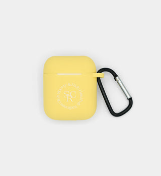 AirPod Case- Light Yellow SRHWC Logo