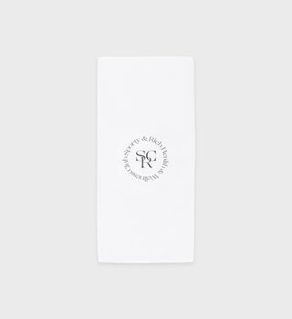 Gym Towel - White/Black