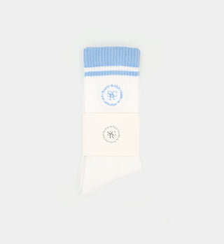 SRHWC Embroidered Socks - Baby Blue