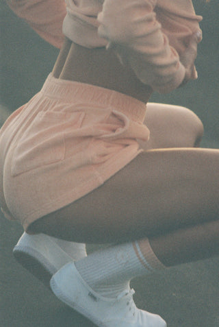 SRHWC Embroidered Socks - Peach