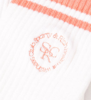 SRHWC Socks - White/Grapefruit