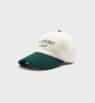 Casquette SR Sport Flanelle - Blanc/Forêt