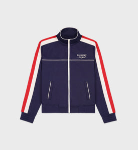 SR Sport Track Jacket - Navy/White