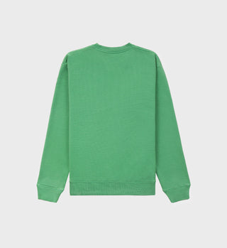 Stars Health Crew Crewneck - Jolly Green/White