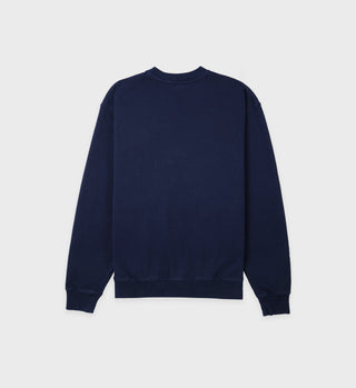 Stars Health Crew Crewneck - Navy