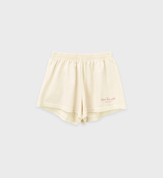 Sunset Sporty Disco Short - Cream