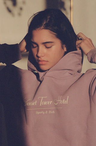 Sunset Sporty Hoodie - Lavender