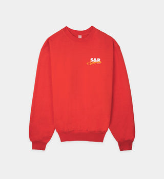 S&R Sports Crewneck - Cherry