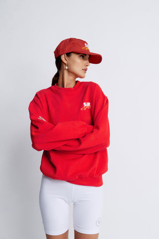 S&R Sports Crewneck - Cherry