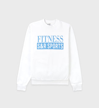 S&R Fitness Crewneck - White