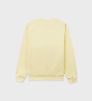 Tennis Club Crewneck - Lemon