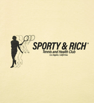 Tennis Club Crewneck - Lemon
