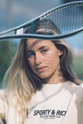 Tennis Club Crewneck - Lemon