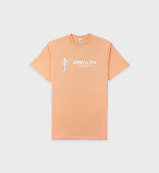 Tennis Club T Shirt - Peach