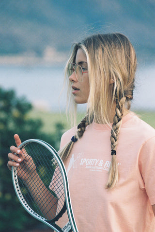 Tennis Club T Shirt - Peach