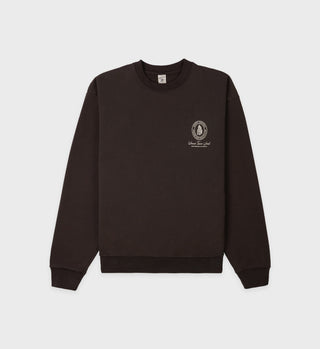 Tower Health Club Crewneck - Chocolate