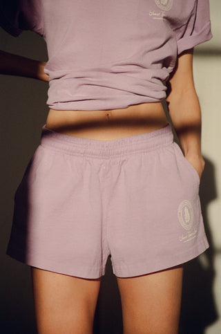 Tower Health Club Disco Short - Lavender