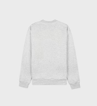 Track Club Crewneck - Heather Gray