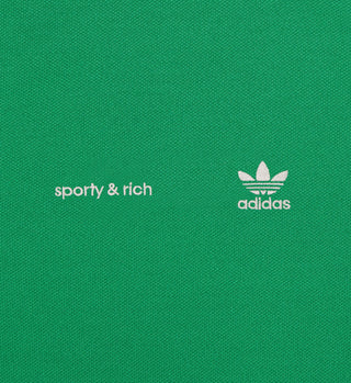 Track Pants - Jolly Green/Cream